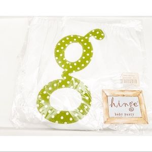 Baby Bloomers with letter “G”